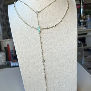 Kendra Scott Krista Opal Y Necklace